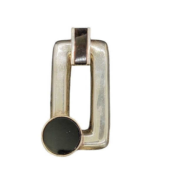 VTG Mexico Sterling Silver abstract Square Brooch Pin - Picture 1 of 4